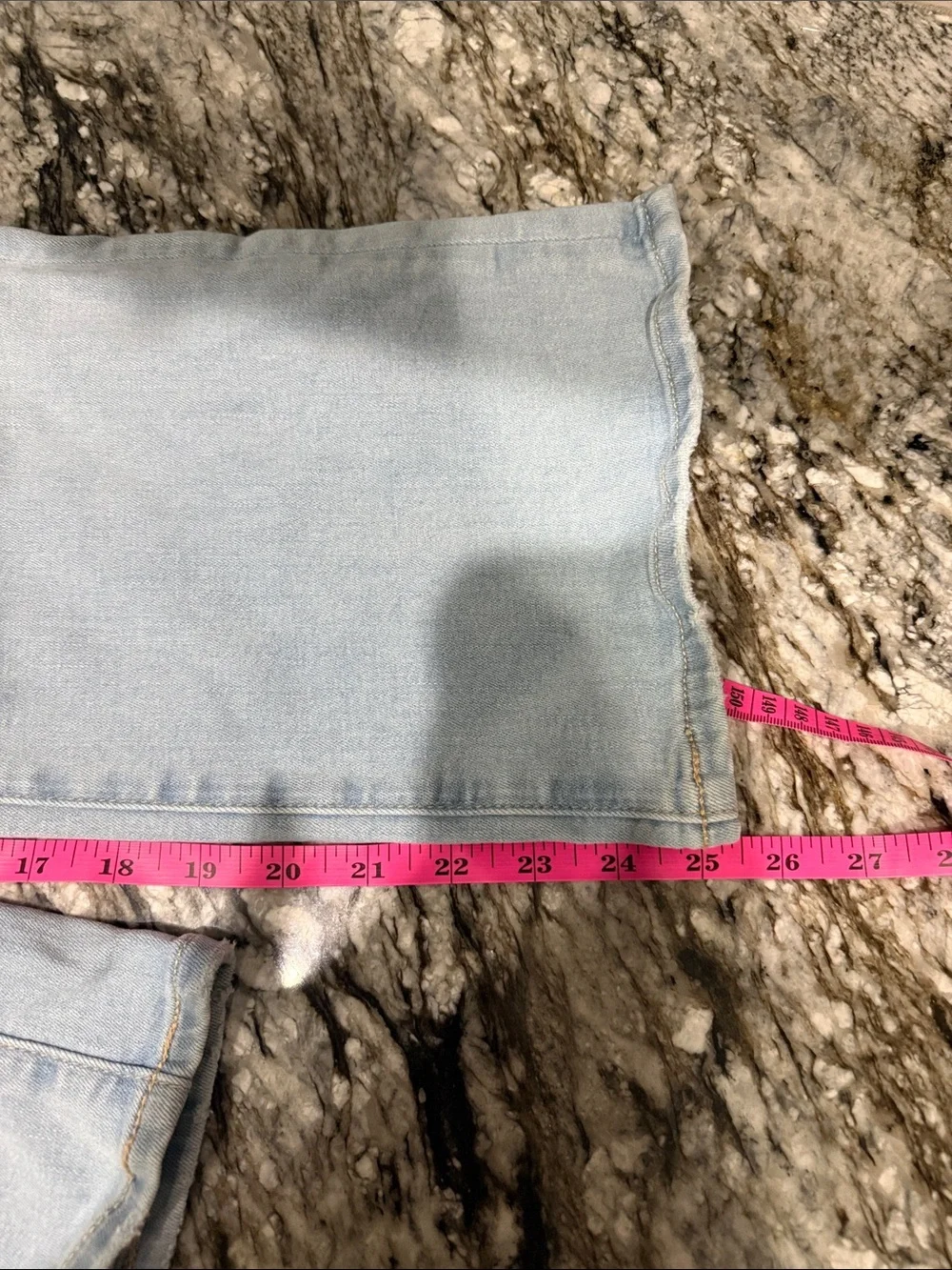 American Eagle Outfitters Light Wash High Rise Kick Boot Cropped Stretch Sz 8 - Picture 7 of 9